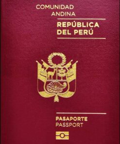 Buy Real Passport of Peru