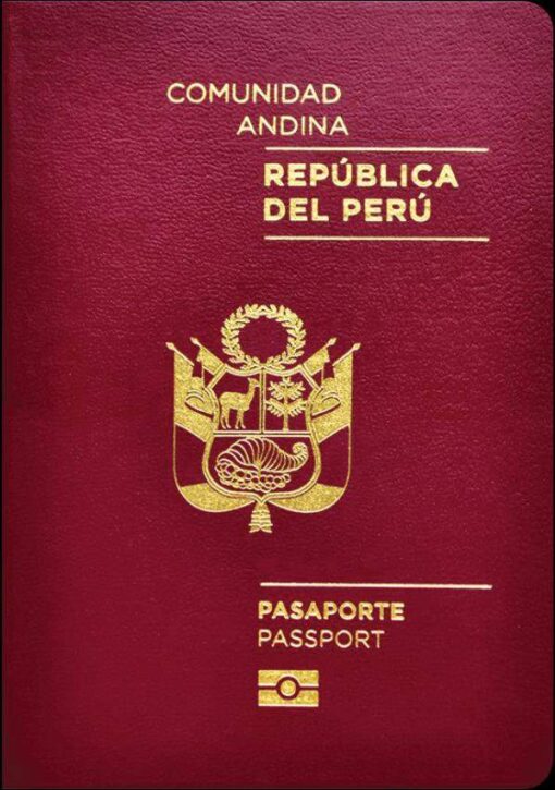 Buy Real Passport of Peru