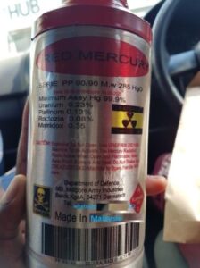 Buy Pure Liquid Red Cherry Mercury 99.99% Online